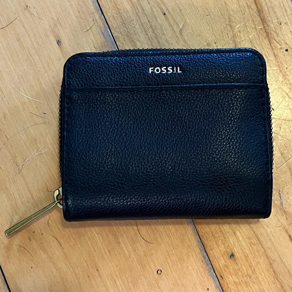 Fossil Black Coin Purse
